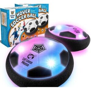 Let Loose Moose Hover Soccer Ball Set of 2 Light Up LED Soccer Ball Toys Safe...
